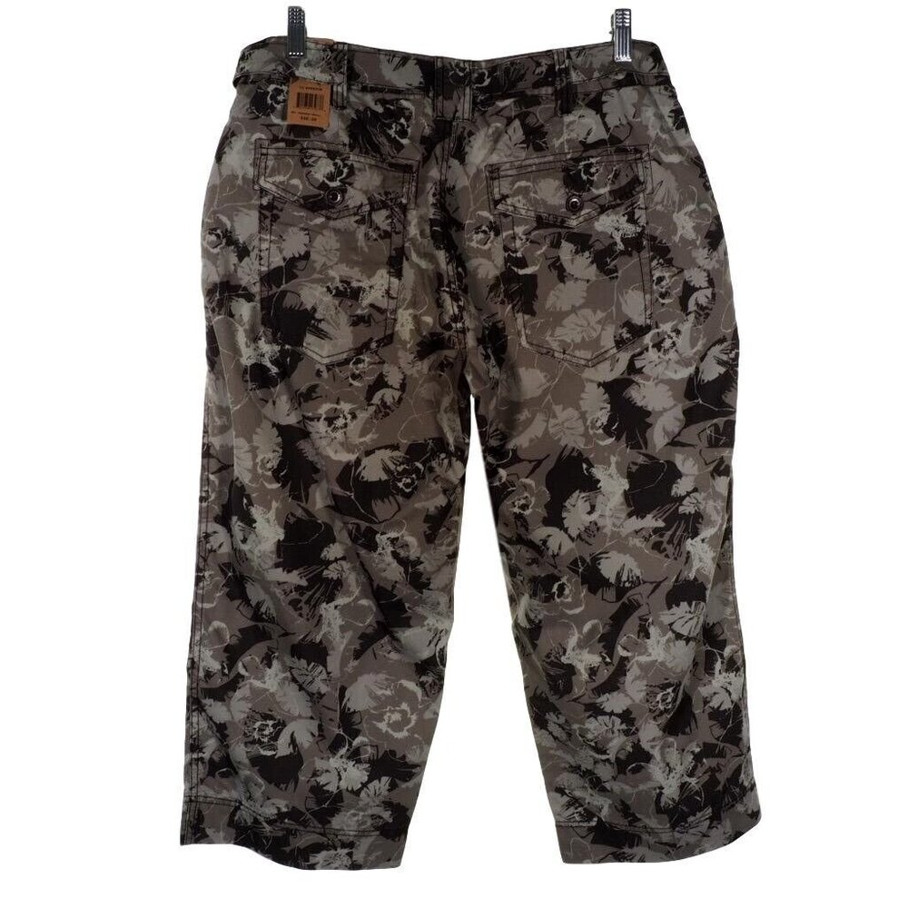 Jeanstar Womens Size 12 Camouflage Cargo Capris  Stretch - Picture 4 of 8